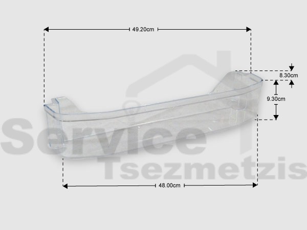 Gallery image 1 of ΓΝΗΣΙΟ ΡΑΦΙ ΜΠΟΥΚΑΛΙΩΝ  ΠΟΡΤΑΣ ΨΥΓΕΙΟΥ ARISTON HOT POINT WHIRLPOOL 481010467619