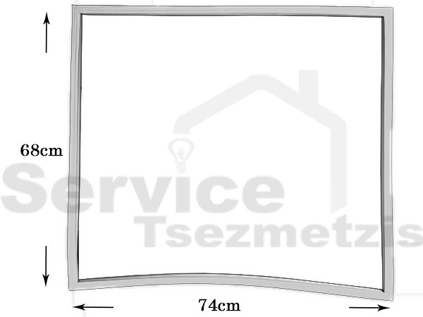 Gallery image 1 of ΛΑΣΤΙΧΟ ΠΟΡΤΑΣ ΨΥΓΕΙΟΥ ARISTON INDESIT 116339