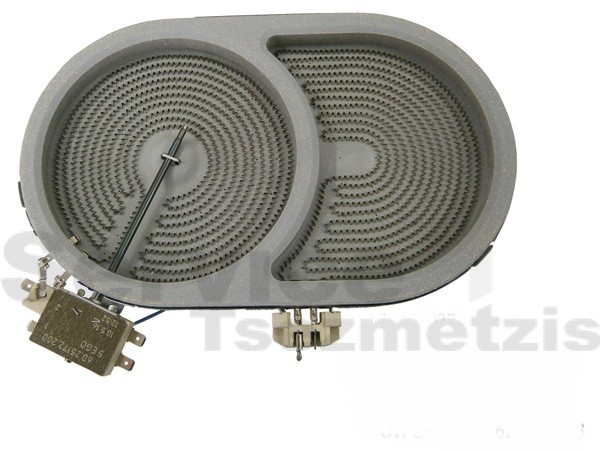 Gallery image 1 of ΕΣΤΙΑ ΚΟΥΖΙΝΑΣ ΚΕΡΑΜΙΚΗ ΟΒΑΛ Φ270/170 2000W C00084562