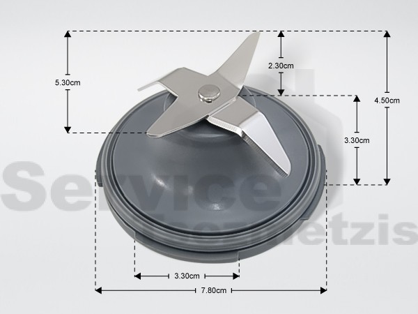 Gallery image 1 of ΜΑΧΑΙΡΙ ΜΠΛΕΝΤΕΡ KENWOOD KW714295