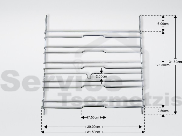 Gallery image 1 of ΠΛΑΙΝΗ ΣΧΑΡΑ ΚΟΥΖΙΝΑΣ WHIRLPOOL 481010762741