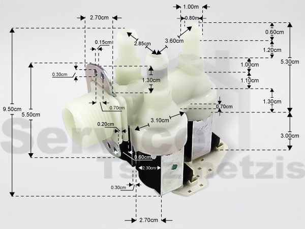 Gallery image 1 of ΒΑΛΒΙΔΑ ΠΛΥΝΤΗΡΙΟΥ ΡΟΥΧΩΝ MIELE IIΙ ΓΩΝΙΑ 01678013