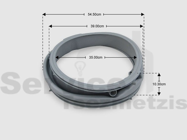 Gallery image 1 of ΓΝΗΣΙΟ ΛΑΣΤΙΧΟ ΠΟΡΤΑΣ ΠΛΥΝΤΗΡΙΟΥ AEG ZANUSSI ELECTROLUX 1375660006