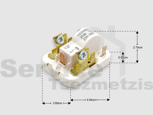 Gallery image 1 of ΡΕΛΕ ΨΥΓΕΙΟY ΗΛΕΚΤΡΟΝΙΚΟ PTC ΣΥΜΠΙΕΣΤΗ 103N0021 DANFOSS 103N0021 1/12 ΕΩΣ 1/3