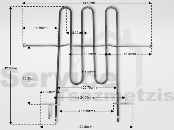 Gallery image 1 of ΑΝΤΙΣΤΑΣΗ ΚΟΥΖΙΝΑΣ ΑΝΩ ARISTON 2250W C00082732