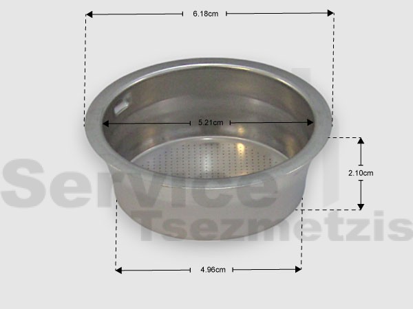 Gallery image 1 of ΓΝΗΣΙΟ ΦΙΛΤΡΟ ΚΑΦΕΤΙΕΡΑΣ 2 ΔΟΣΕΩΝ ΕSPRESSO KRUPS DELONGHI 7113212851