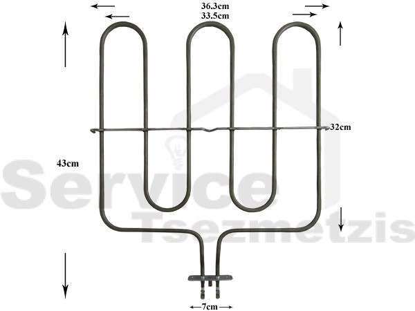 Gallery image 1 of ΑΝΤΙΣΤΑΣΗ ΚΟΥΖΙΝΑΣ ΑΝΩ FISHER & PAYKEL 1400W 230V 062058004