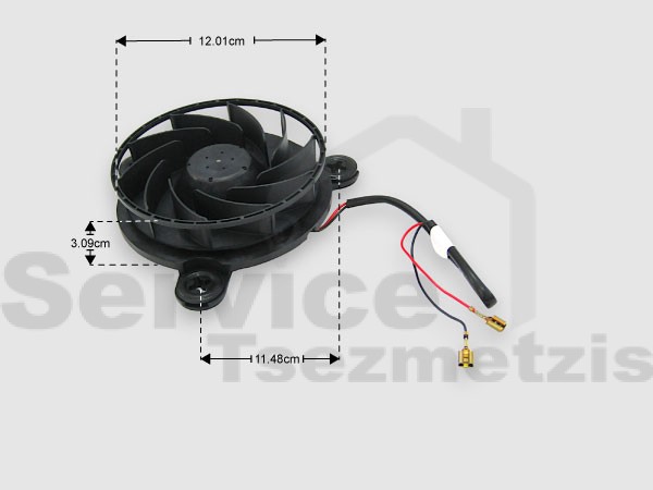 Gallery image 1 of ΓΝΗΣΙΟΣ ΑΝΕΜΗΣΤΗΡΑΣ ΚΑΤΑΨΥΞΗΣ ΨΥΓΕΙΟΥ 12V ARISTON INDESIT WHIRLPOOL C00345653