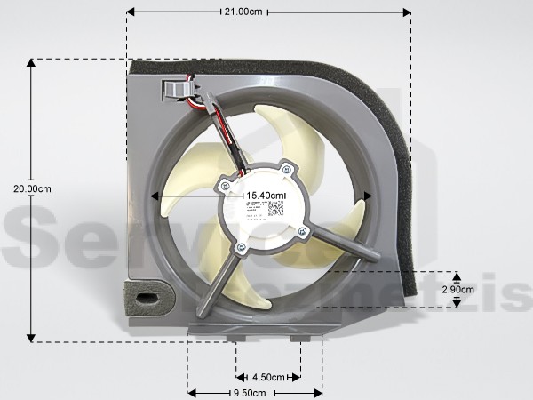 Gallery image 1 of ΑΝΕΜΙΣΤΗΡΑΣ ΚΑΤΑΨΥΞΗΣ SAMSUNG DA97-17321G