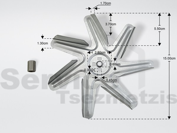 Gallery image 1 of ΦΤΕΡΩΤΗ MOTEΡ ΚΟΥΖΙΝΑΣ SIEMENS BOSCH 00752255