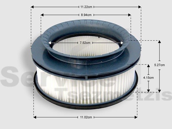 Gallery image 2 of ΓΝΗΣΙΟ ΦΙΛΤΡΟΥ HEPA ΜΟΤΕΡ ΣΚΟΥΠΑΣ X-FORCE ROWENTA ZR009008