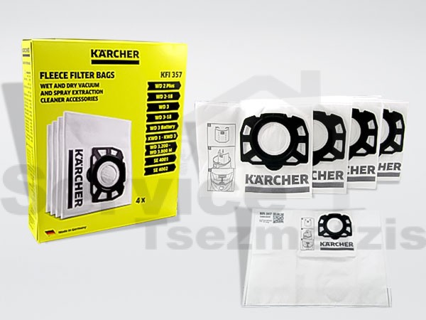 Gallery image 1 of ΣΑΚΟΥΛΑ ΣΚΟΥΠΑΣ KARCHER KFI357 SET 4ΤΕΜ