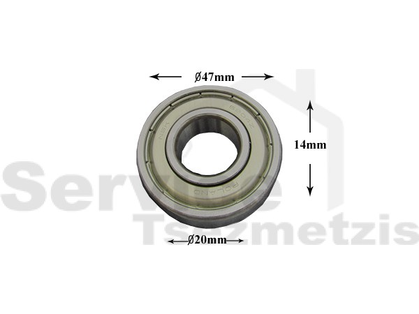 Gallery image 1 of ΡΟΥΛΕΜΑΝ ΠΛΥΝΤΗΡΙΟY ΡΟΥΧΩΝ 6204 ZZ NSK 20x47x14