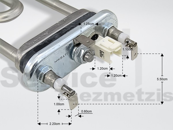 Gallery image 2 of ΑΝΤΙΣΤΑΣΗ ΠΛΥΝΤΗΡΙΟΥ ΡΟΥΧΩΝ 1450W ARCELIK 2882602500