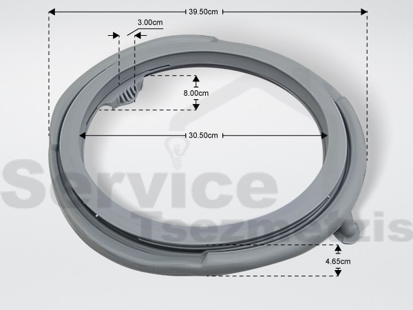 Gallery image 1 of ΛΑΣΤΙΧΟ ΠΟΡΤΑΣ ΠΛΥΝΤΗΡΙΟΥ ΡΟΥΧΩΝ ARDO INDESIT WHIRLPOOL C00377824