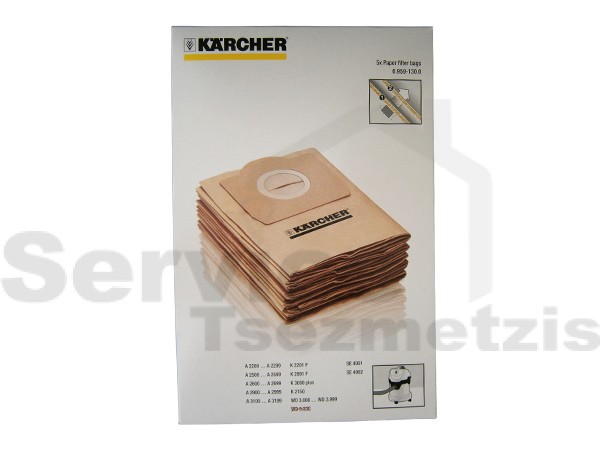 Gallery image 1 of ΣΑΚΟΥΛΑ ΣΚΟΥΠΑΣ KARCHER 2201/2901 6.959-130.0 SET 5 ΤΕΜ
