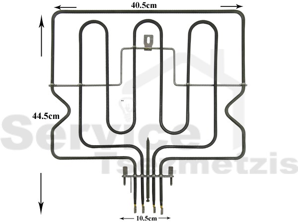 Gallery image 1 of ΑΝΤΙΣΤΑΣΗ ΚΟΥΖΙΝΑΣ ΑΝΩ ΜΕΡΟΣ MIELE 2900W+1300W 400V 5809931