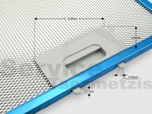 Gallery image 2 of ΓΝΗΣΙΟ ΦΙΛΤΡΟ ΜΕΤΑΛΛΙΚΟ ΑΠΟΡΡΟΦΗΤΗΡΑ AEG ZANUSSI ELECTROLUX  4055101671