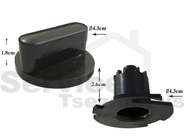 Gallery image 1 of KΟΥΜΠΙ ΠΛΥΝΤΗΡΙΟY ΡΟΥΧΩΝ ZANUSSI KIT SERIE 8000 500973470