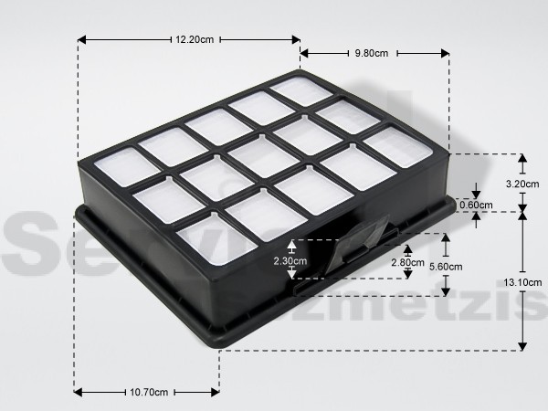 Gallery image 1 of ΦΙΛΤΡΟ ΣΚΟΥΠΑΣ SAMSUNG HEPA H13 DJ97-00492J