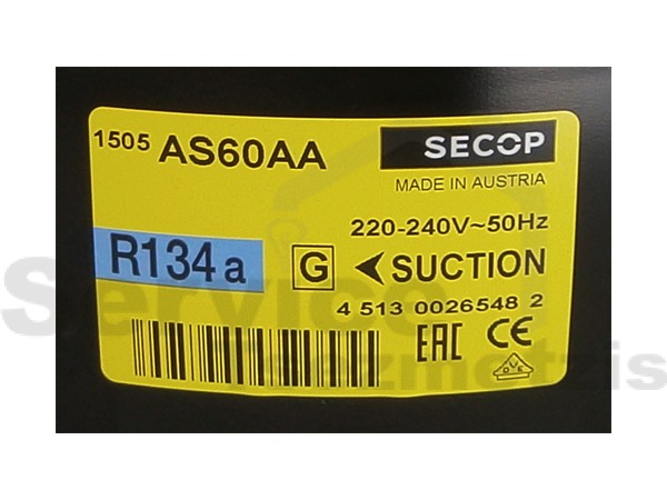 Gallery image 2 of ΜΟΤΕΡ ΨΥΓΕΙΟY SECOP R134 1/6 TLES5.7FT.3 5,58CC