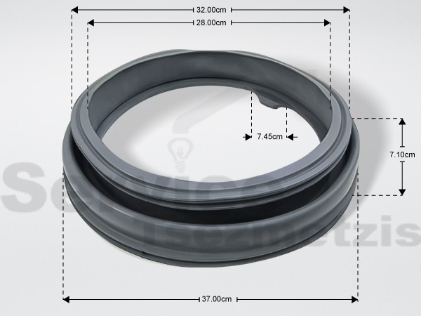 Gallery image 1 of ΛΑΣΤΙΧΟ ΠΟΡΤΑΣ ΠΛΥΝΤΗΡΙΟΥ ΡΟΥΧΩΝ MIDEA MFS70-12201
