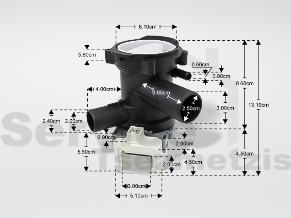 Gallery image 1 of ΑΝΤΛΙΑ ΠΛΥΝΤΗΡΙΟΥ ΡΟΥΧΩΝ  SIEMENS BOSCH HANYU 141896