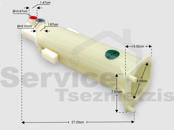 Gallery image 1 of ΓΝΗΣΙΑ ΘΗΚΗ ΣΩΜΑ ΦΙΛΤΡΟΥ ΝΕΡΟΥ ΨΥΓΕΙΟΥ WHIRLPOOL 481248048179