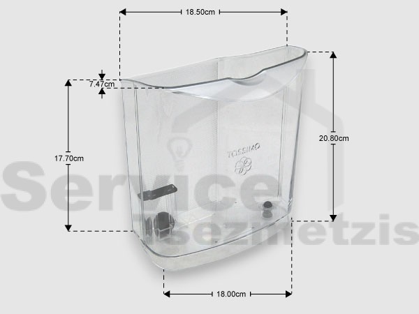Gallery image 1 of ΓΝΗΣΙΟ ΔΟΧΕΙΟ ΝΕΡΟΥ ΚΑΦΕΤΙΕΡΑΣ TASSIMO BOSCH 707733