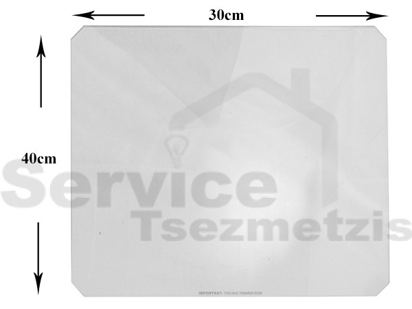 Gallery image 1 of ΚΡΥΣΤΑΛΛΟ ΚΟΥΖΙΝΑΣ ΕΣΩΤΕΡΙΚΟ 40Χ30 ΑRISTON INDESIT 230144