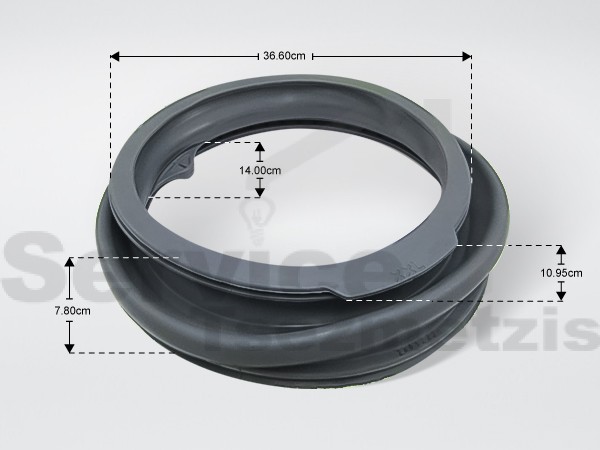 Gallery image 1 of ΛΑΣΤΙΧΟ ΠΟΡΤΑΣ ΠΛΥΝΤΗΡΙΟΥ ΡΟΥΧΩΝ  ZANUSSI ELECTROLUX 1327246003
