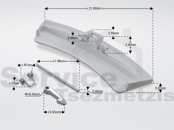 Gallery image 1 of ΚΛΕΙΣΤΡΟ ΠΛΥΝΤΗΡΙΟΥ ΡΟΥΧΩΝ AEG ZANUSSI 4055128930