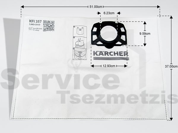 Gallery image 2 of ΣΑΚΟΥΛΑ ΣΚΟΥΠΑΣ KARCHER KFI357 SET 4ΤΕΜ