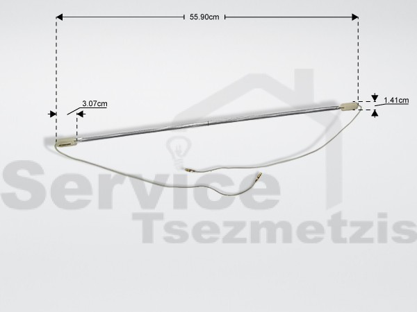 Gallery image 1 of ΑΝΤΙΣΤΑΣΗ ΨΥΓΕΙΟΥ ΑΠΟΨΥΞΗΣ ΓΥΑΛΙΝΗ 55CM 240W 22''