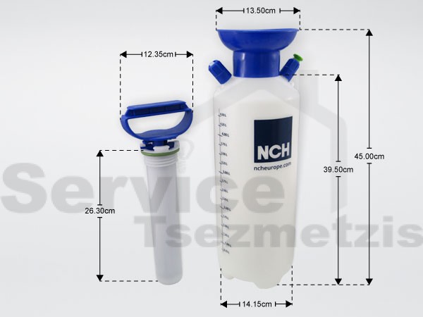 Gallery image 2 of ΔΟΧΕΙΟ ΚΑΘΑΡΙΣΜΟΥ A/C SPRAYER 4.5L