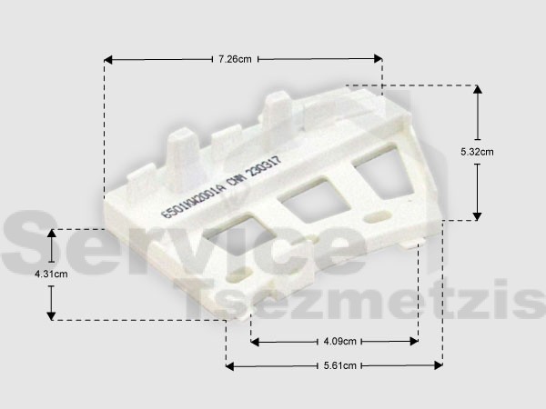 Gallery image 1 of ΑΙΣΘΗΤΗΡΑΣ ΣΤΡΟΦΩΝ ΠΛΥΝΤΗΡΙΟΥ ΡΟΥΧΩΝ LG 6501KW2001A