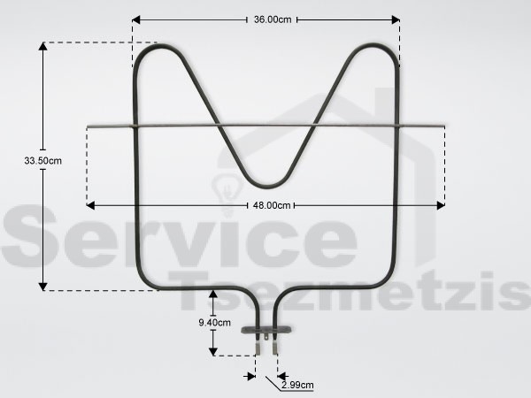 Gallery image 1 of ΑΝΤΙΣΤΑΣΗ ΚΟΥΖΙΝΑΣ ΚΑΤΩ ΜΕ ΝΤΙΖΑ WHIRLPOOL 1400W/230V