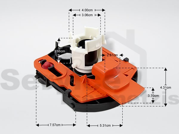 Gallery image 1 of ΜΗΧΑΝΙΣΜΟΣ ΜΠΟΥΤΟΝ ΧΥΤΡΑΣ TEFAL CLIPSO ONE SS-980921