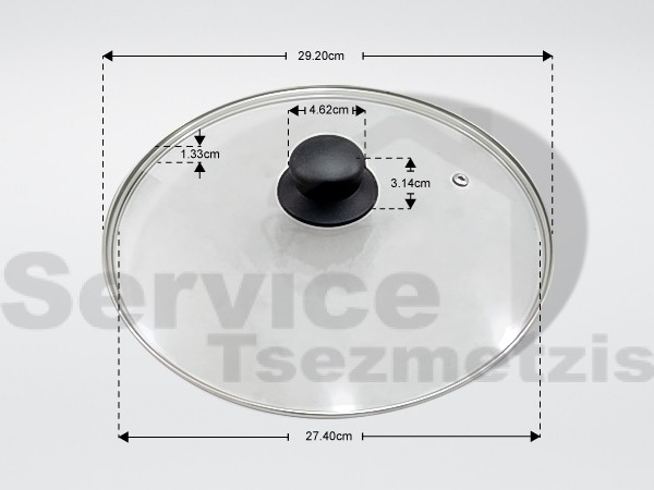 Gallery image 1 of ΚΑΠΑΚΙ ΓΥΑΛΙΝΟ ΣΚΕΥΩΝ 28CM
