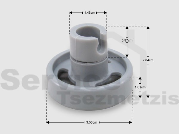Gallery image 1 of ΡΟΔΑΚΙ ΣΧΑΡΑΣ ΠΛ.ΠΙΑΤΩΝ WHIRLPOOL 482000009033