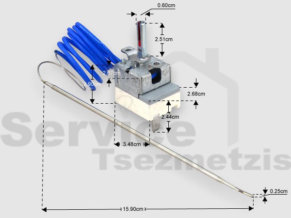 Gallery image 1 of ΓΝΗΣΙΟΣ ΘΕΡΜΟΣΤΑΤHΣ ΚΟΥΖΙΝΑΣ VESTEL ZANUSSI  3 ΕΠΑΦΩΝ 50-285C 32031727