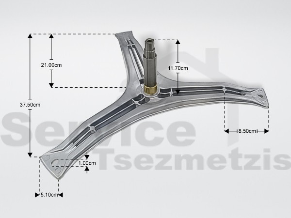 Gallery image 1 of ΑΞΟΝΑΣ ΠΛΥΝΤΗΡΙΟΥ ΡΟΥΧΩΝ BOSCH 00215117