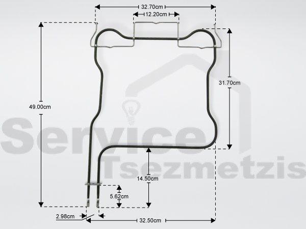 Gallery image 1 of ΑΝΤΙΣΤΑΣΗ ΚΟΥΖΙΝΑΣ ΚΑΤΩ WHIRLPOOL 1000W 230V 488000526531
