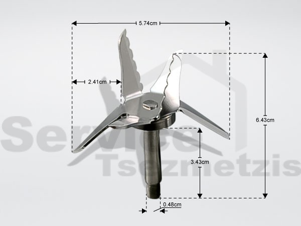 Gallery image 1 of ΜΑΧΑΙΡΙ ΜΠΛΕΝΤΕΡ MOULINEX TEFAL MS-651975