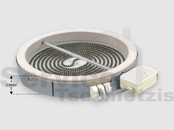 Gallery image 2 of ΕΣΤΙΑ KOYZINAΣ ΚΕΡΑΜΙΚΗ I 160ΜΜ 1200W WHIRLPOOL 481231018887
