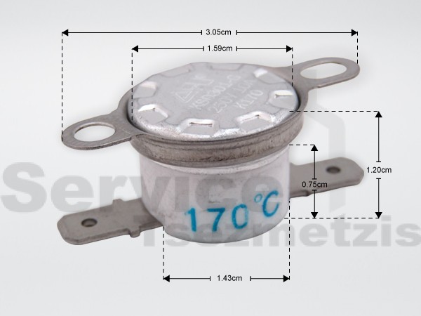 Gallery image 1 of ΘΕΡΜΙΚΟ ΑΣΦΑΛΕΙΑΣ ΣΙΔΗΡΟΥ BOSCH SIEMENS 627111