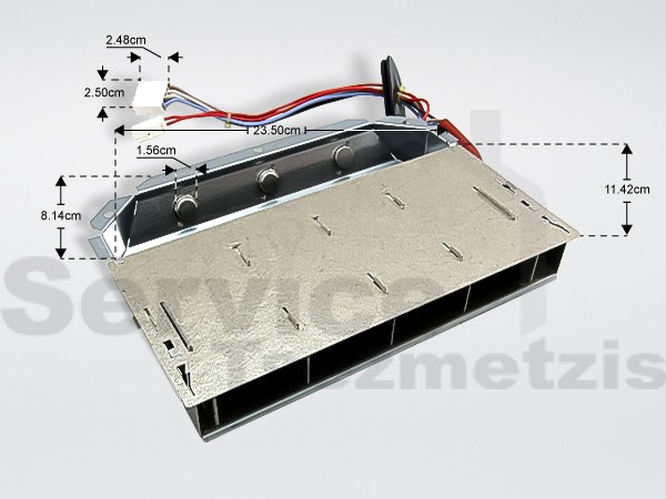 Gallery image 2 of ΑΝΤΙΣΤΑΣΗ ΣΤΕΓΝΩΤΗΡΙΟΥ VESTEL MORRIS 1600+900W 32031612