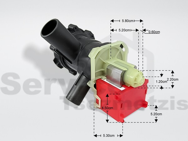 Gallery image 2 of ΑΝΤΛΙΑ ΠΛΥΝΤΗΡΙΟY ΡΟΥΧΩΝ  SIEMENS BOSCH 00144192