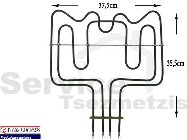 Gallery image 1 of ΑΝΤΙΣΤΑΣΗ ΚΟΥΖΙΝΑΣ ΑΝΩ AEG ELECTROLUX 1000+1900W