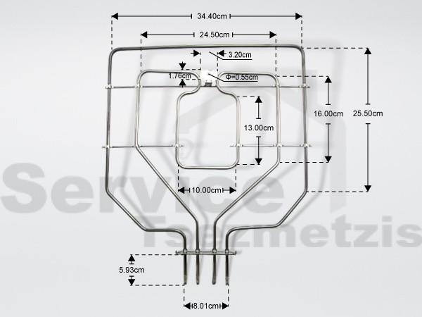 Gallery image 1 of ΑΝΤΙΣΤΑΣΗ ΚΟΥΖΙΝΑΣ ΑΝΩ SIEMENS NEFF 1500+1300W 00471369